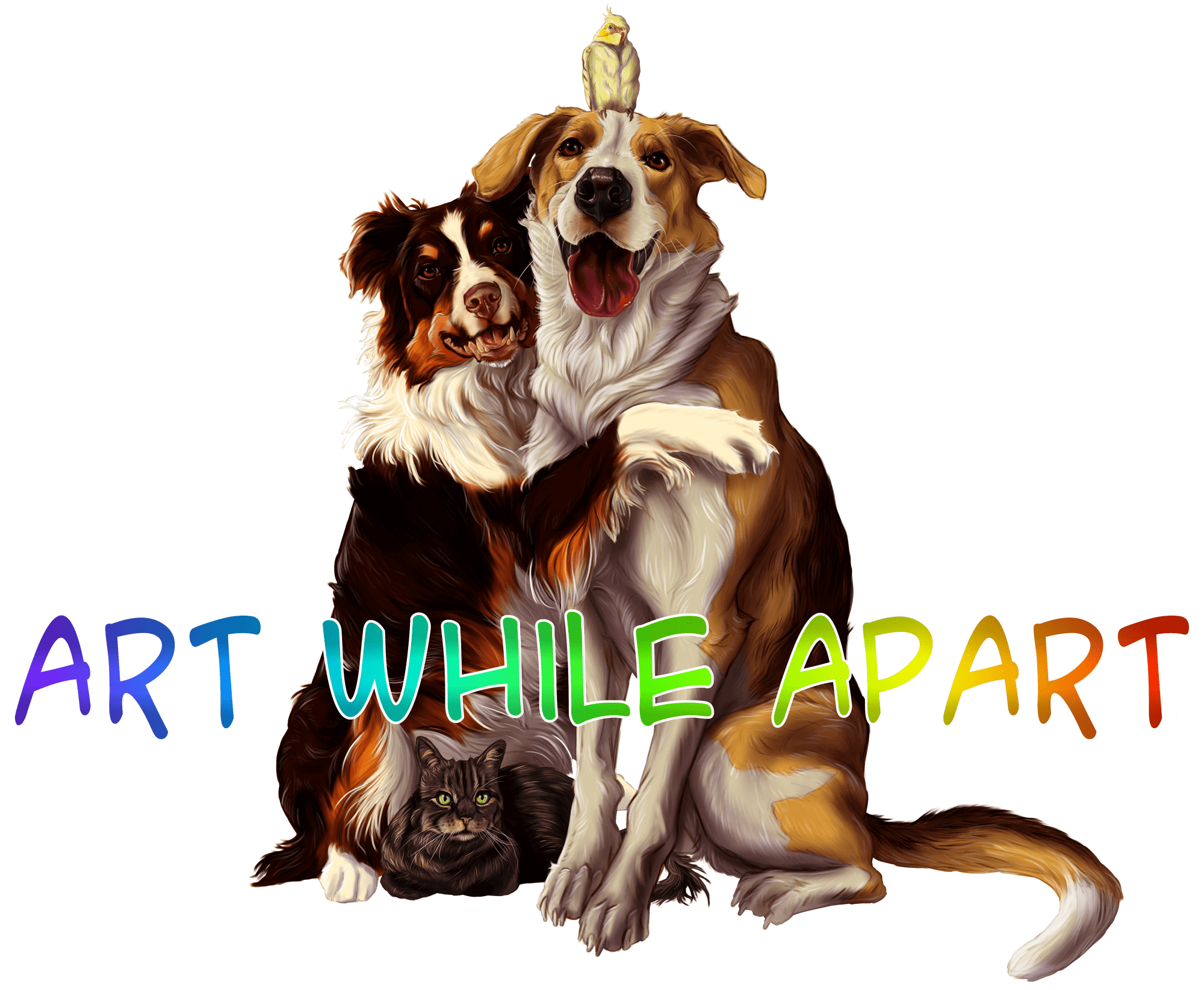 Art While Apart logo